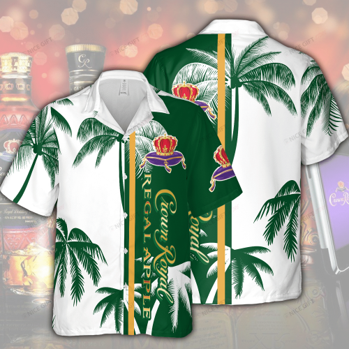 Crown Royal 3D Button 3D Button Hawaiian Shirt Gift for Men Dad Father Gift for Men Dad Father 3HS-G7N8
