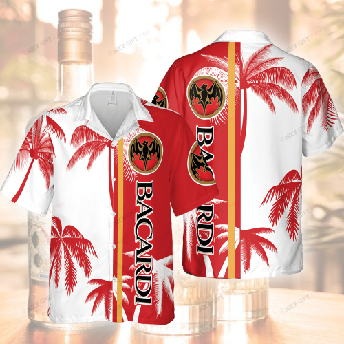 Bacardi 3D Button 3D Button Hawaiian Shirt Gift for Men Dad Father Gift for Men Dad Father 3HS-R8L7