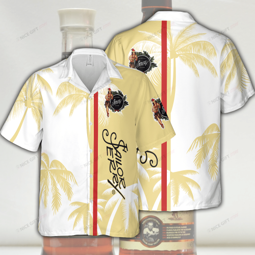 Sailor Jerry 3D Button 3D Button Hawaiian Shirt Gift for Men Dad Father Gift for Men Dad Father 3HS-O4F0