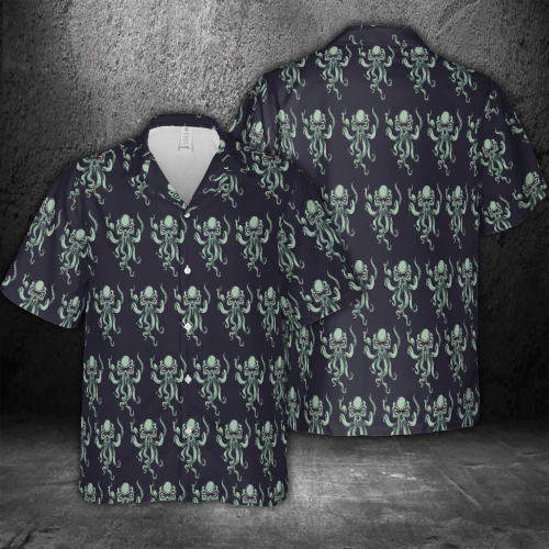 Cthulhu Hawaiian 3D Shirt 3HS-U1S7