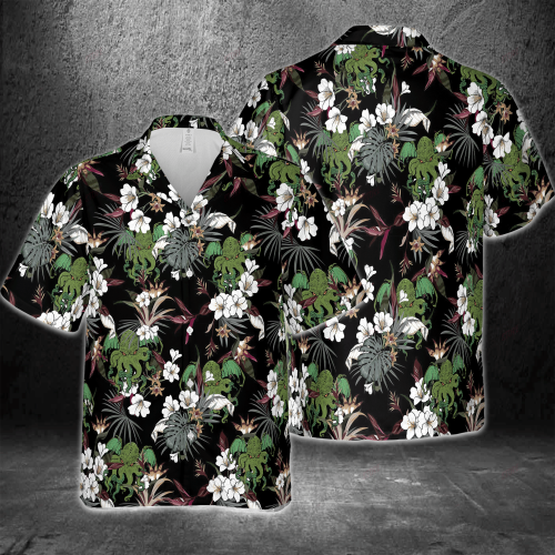 Cthulhu Hawaiian 3D Shirt 3HS-B5U3