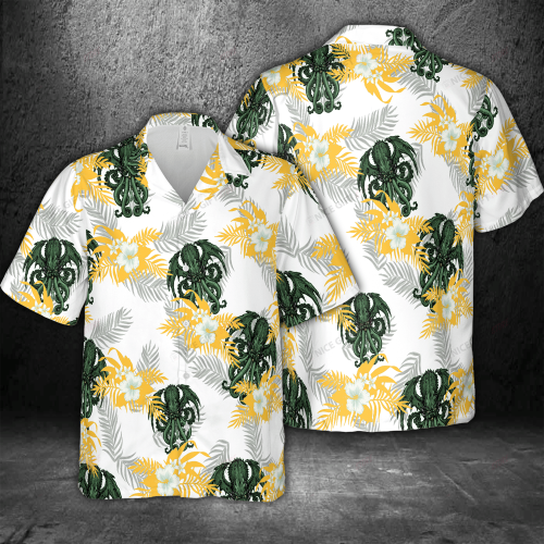 Cthulhu Hawaiian 3D Shirt 3HS-M8R3