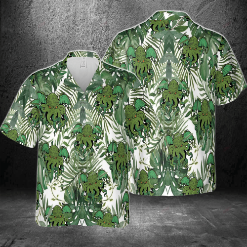 Cthulhu Hawaiian 3D Shirt 3HS-N2X9