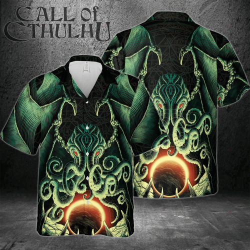 Cthulhu Hawaiian 3D Shirt 3HS-Y0S5