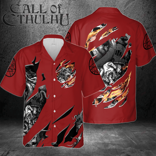 Cthulhu Hawaiian 3D Shirt 3HS-M8W2