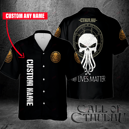Cthulhu Custom Name Hawaiian 3D Shirt 3HS-J9K5
