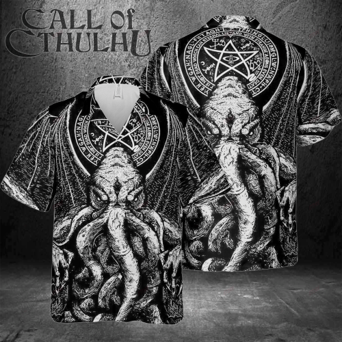 Cthulhu Hawaiian 3D Shirt 3HS-S9K0