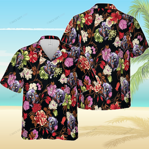 Jack Skellington And Sally Hawaiian 3D Shirt 3HS-O9E0