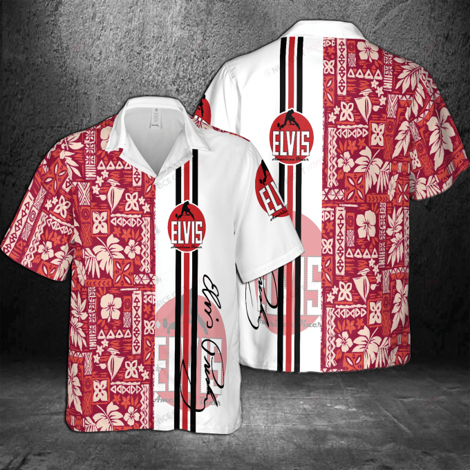 Elvis American Diner Hawaiian 3D Shirt 3HS-W4Q3