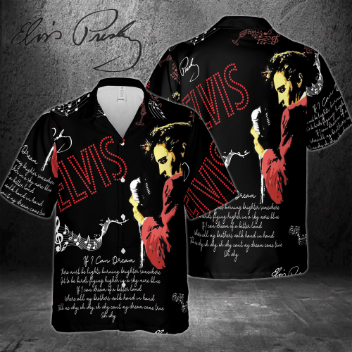 Elvis Presley If I Can Dream Hawaiian 3D Shirt 3HS-H9L0
