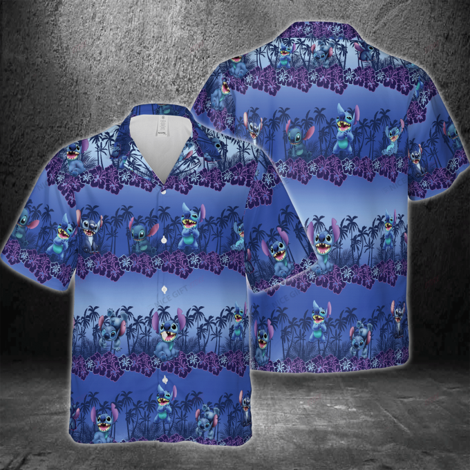 Stitch Hawaiian 3D Shirt 3HS-X9S0