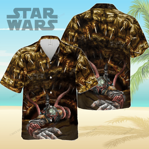 Star Wars The Mandalorian Hawaiian 3D Shirt 3HS-Z9B2