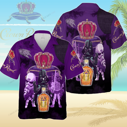 Crown Royal Star Wars Darth Vader Hawaiian 3D Shirt 3HS-N2N0