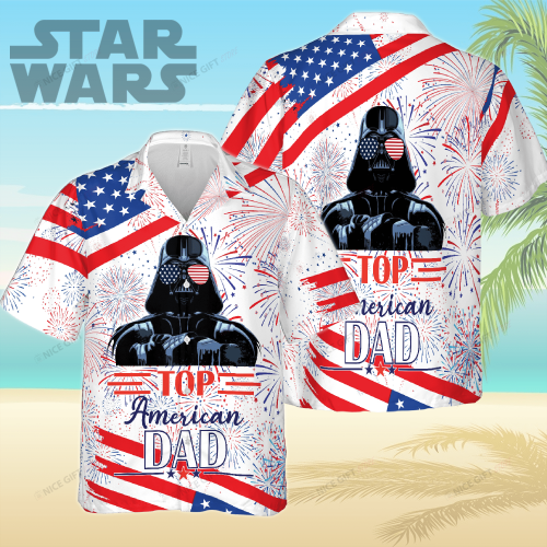 Star Wars Darth Vader Top American Dad Hawaiian 3D Shirt 3HS-B9C1