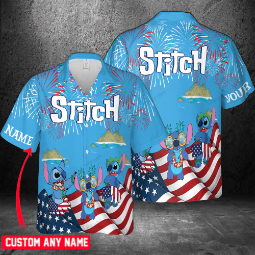 Stitch Personalized Hawaiian 3D Shirt 3HS-Z3T8