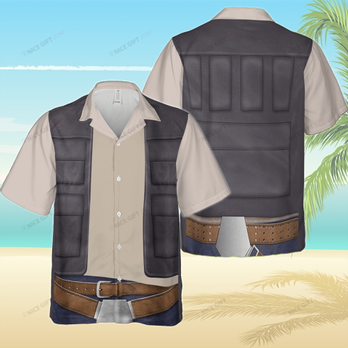 Star Wars Han Solo Cosplay Hawaiian 3D Shirt 3HS-O9E8