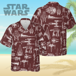 Star Wars Space Ships Hawaiian 3D Shirt 3HS-S0J7 Star Wars Space Ships Hawaiian 3D Shirt 3HS-S0J7