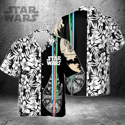 Star Wars Millennium Falcon Hawaiian 3D Shirt 3HS-V9Q8