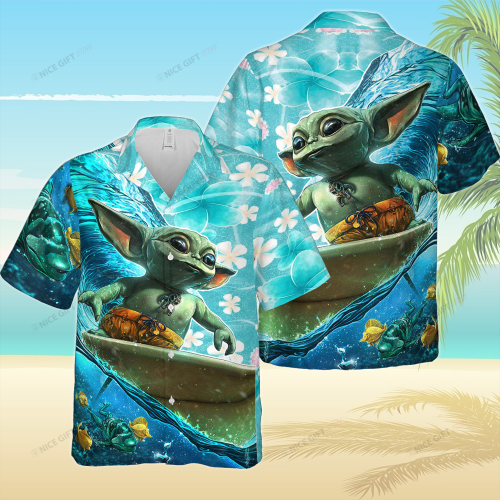 Grogu Hawaiian 3D Shirt 3HS-R6M5