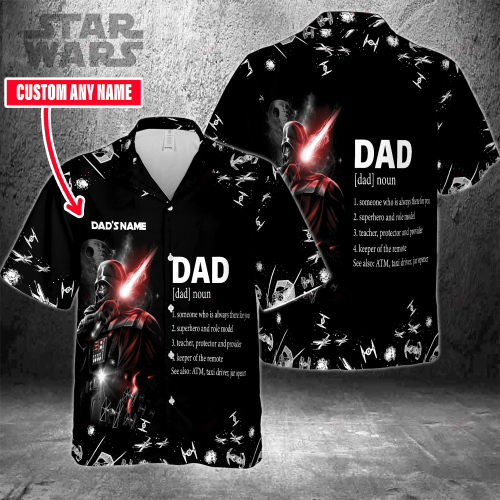 Star Wars Darth Vader (Dad’s Name) Hawaiian 3D Shirt 3HS-I4L7