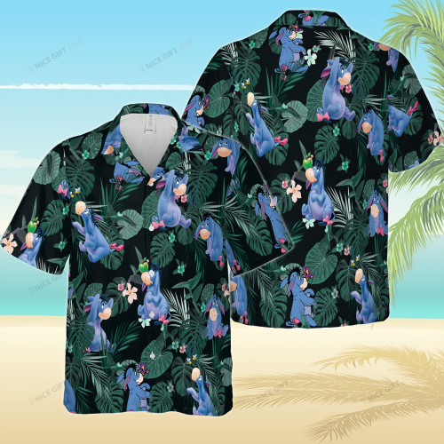 Winnie The Pooh Eeyore Hawaiian 3D Shirt 3HS-T7H0