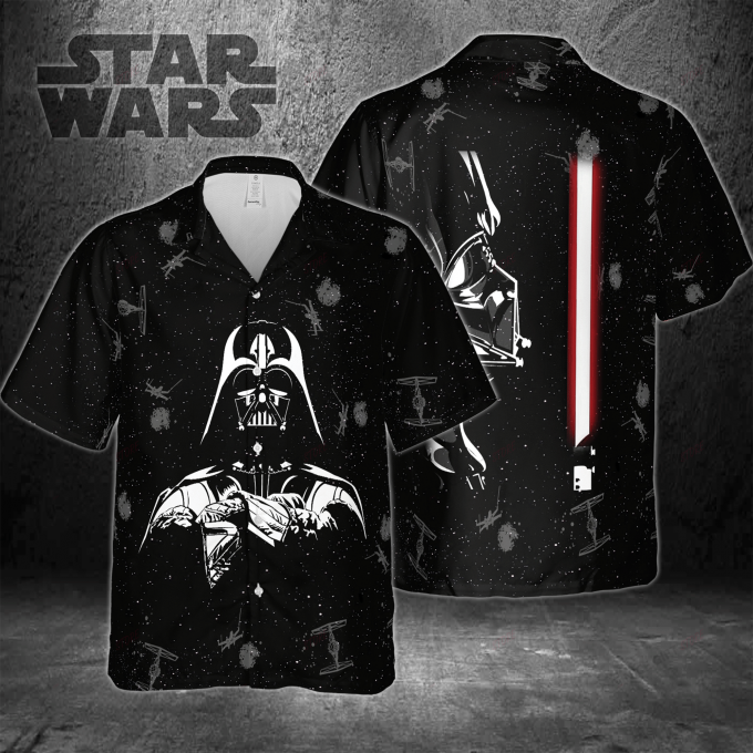 Darth Vader Star Wars Hawaiian 3D Shirt 3HS-W6Q2