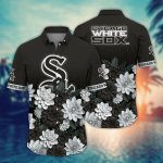Chicago White Sox Flower 3D Button Hawaii Shirt Gift for Men Dad Father And T Shirt For Fans, Summer Football Shirts
