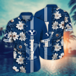 BYU Cougars Flower 3D Button Hawaii Shirt Gift for Men Dad Father And T Shirt For Fans, Summer Football Shirts NA49574 BYU Cougars Flower 3D Button Hawaii Shirt Gift for Men Dad Father And T Shirt For Fans, Summer Football Shirts NA49574