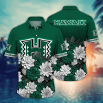 Hawaii Rainbow Warriors Flower 3D Button Hawaii Shirt Gift for Men Dad Father And T Shirt For Fans, Summer Football Shirts