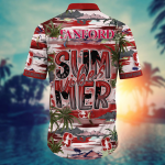 Stanford Cardinal Flower 3D Button Hawaii Shirt Gift for Men Dad Father