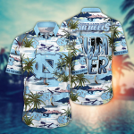 North Carolina Tar Heels Flower 3D Button 3D Button Hawaiian Shirt Gift for Men Dad Father Gift for Men Dad Father
