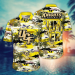 UCF Knights Flower 3D Button Hawaii Shirt Gift for Men Dad Father