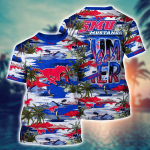 SMU Mustangs Flower 3D Button 3D Button Hawaiian Shirt Gift for Men Dad Father Gift for Men Dad Father