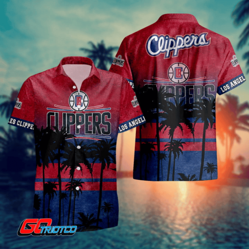 Los Angeles Clippers 3D Button 3D Button Hawaiian Shirt Gift for Men Dad Father Gift for Men Dad Father