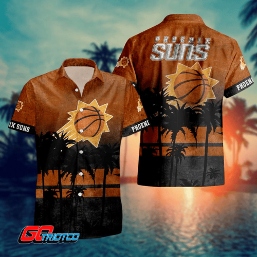 Phoenix Suns 3D Button 3D Button Hawaiian Shirt Gift for Men Dad Father Gift for Men Dad Father