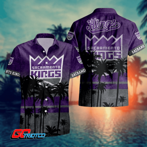 Sacramento Kings 3D Button 3D Button Hawaiian Shirt Gift for Men Dad Father Gift for Men Dad Father