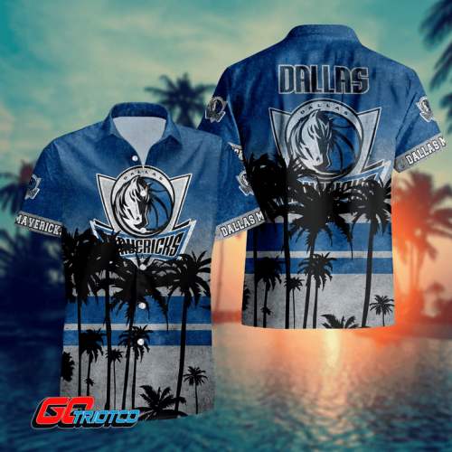 Dallas Mavericks 3D Button 3D Button Hawaiian Shirt Gift for Men Dad Father Gift for Men Dad Father