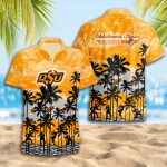 Oklahoma State Cowboys 3D Button 3D Button Hawaiian Shirt Gift for Men Dad Father Gift for Men Dad Father Trending Summer