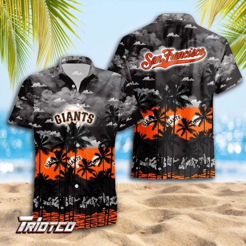 San Francisco Giants 3D Button 3D Button Hawaiian Shirt Gift for Men Dad Father Gift for Men Dad Father Trending Summer.