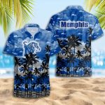 Memphis Tigers 3D Button 3D Button Hawaiian Shirt Gift for Men Dad Father Gift for Men Dad Father Trending Summer