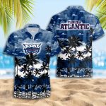 Florida Atlantic Owls 3D Button 3D Button Hawaiian Shirt Gift for Men Dad Father Gift for Men Dad Father Trending Summer