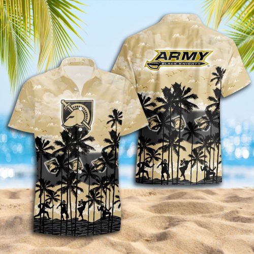 Army Black Knights 3D Button 3D Button Hawaiian Shirt Gift for Men Dad Father Gift for Men Dad Father Trending Summer