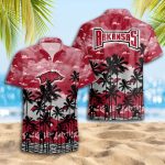 Arkansas Razorbacks 3D Button 3D Button Hawaiian Shirt Gift for Men Dad Father Gift for Men Dad Father Trending Summer