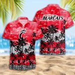 Cincinnati Bearcats 3D Button 3D Button Hawaiian Shirt Gift for Men Dad Father Gift for Men Dad Father Trending Summer