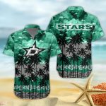 Dallas Stars 3D Button 3D Button Hawaiian Shirt Gift for Men Dad Father Gift for Men Dad Father
