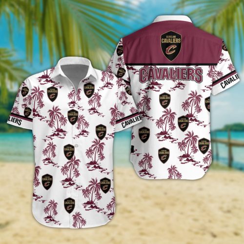 Cleveland Cavaliers 3D Button Hawaii Shirt Gift for Men Dad Father
