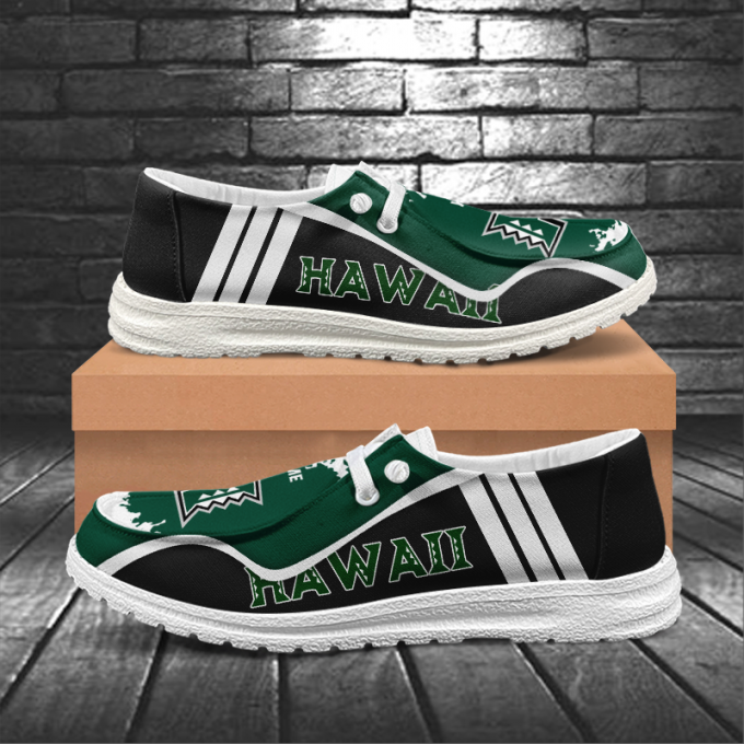 Hawaii Rainbow Warriors Hey Dude Slipper
