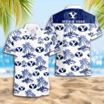 BYU Cougars 3D Button Hawaii Shirt Gift for Men Dad Father