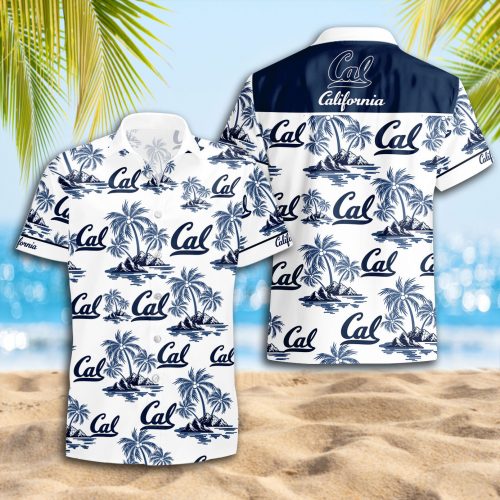 California Golden Bears 3D Button Hawaii Shirt Gift for Men Dad Father