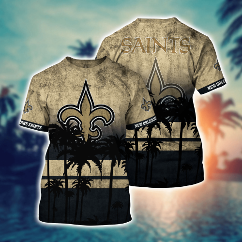 New Orleans Saints 3D Button Hawaii Shirt Gift for Men Dad Father Short Style Hot Trending Summer